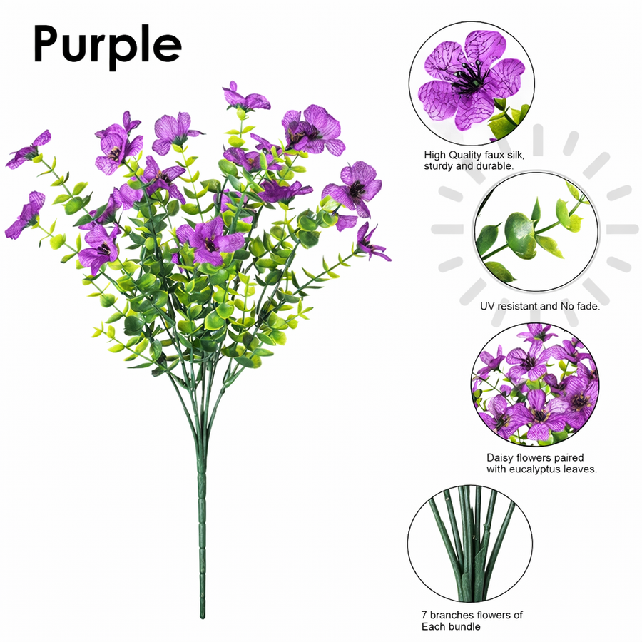 Outdoor Faux Flower Bundles