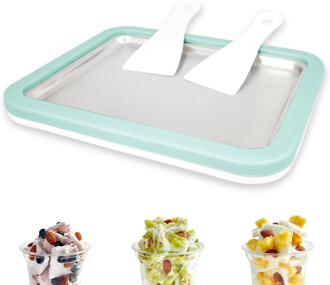 At-Home Rolled Ice Cream Maker Pan Kit