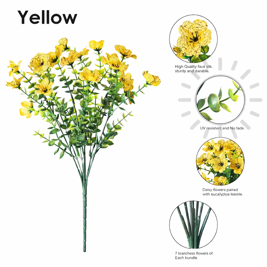 Outdoor Faux Flower Bundles