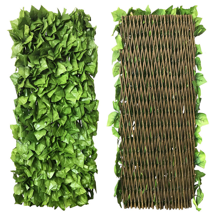 Expandable Faux Greenery Fence