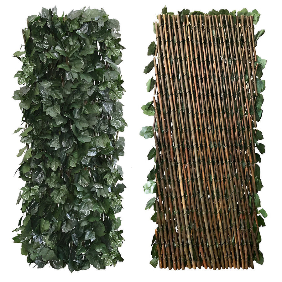 Expandable Faux Greenery Fence