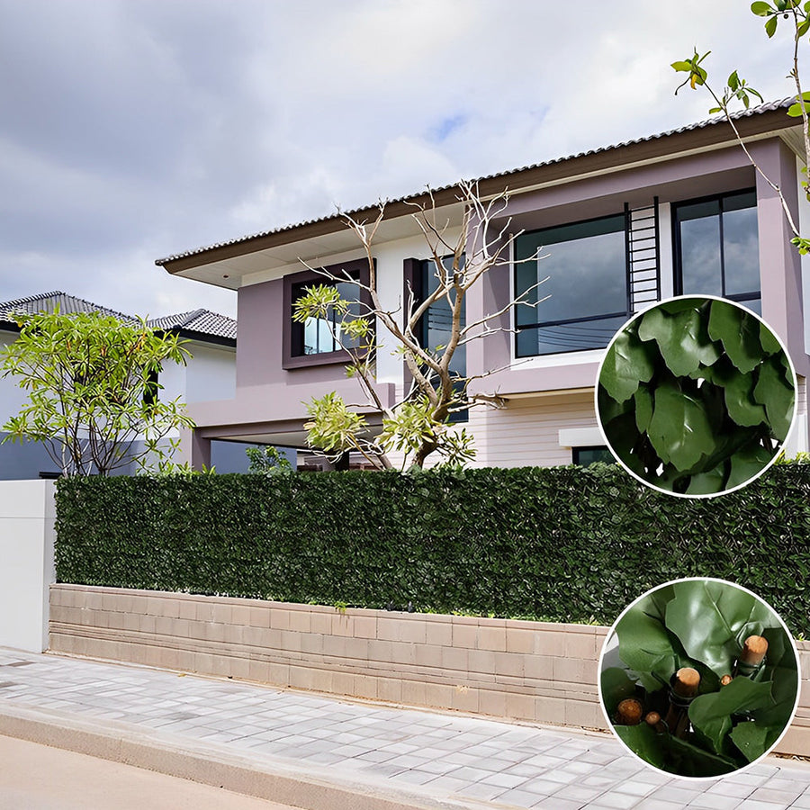 Expandable Faux Greenery Fence