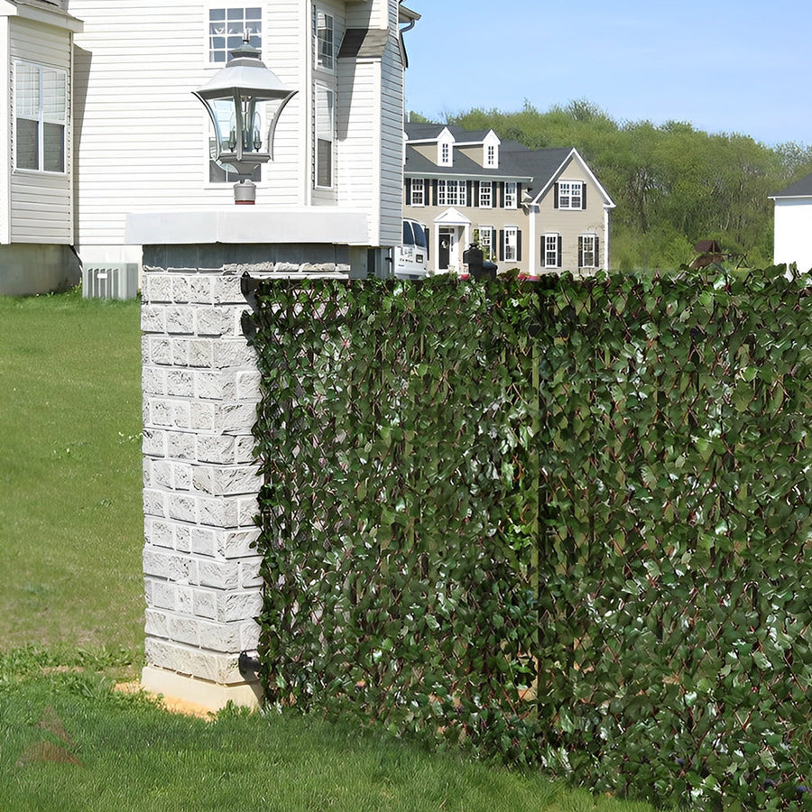 Expandable Faux Greenery Fence