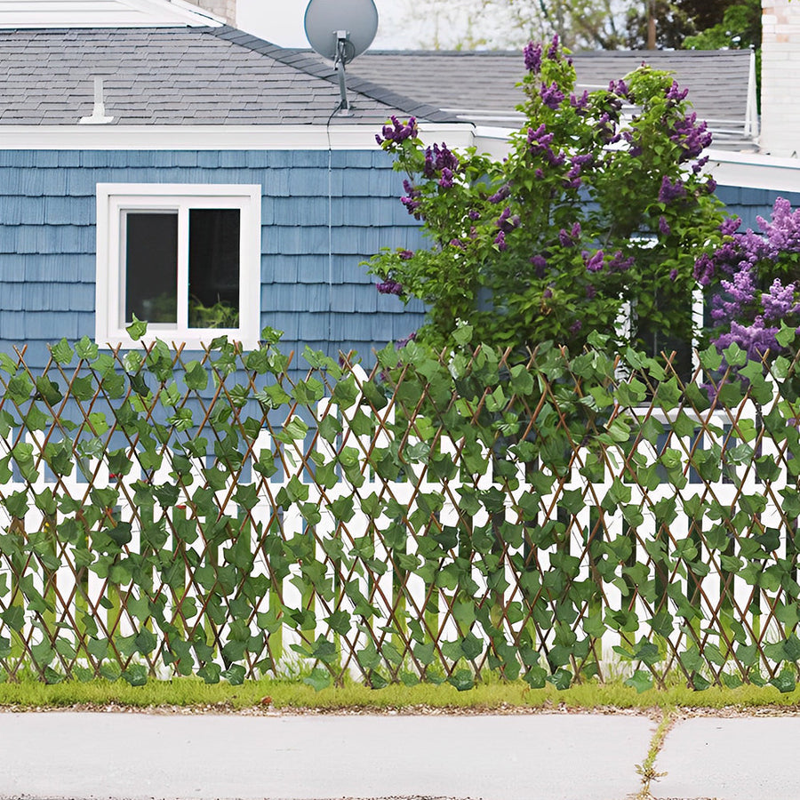 Expandable Faux Greenery Fence