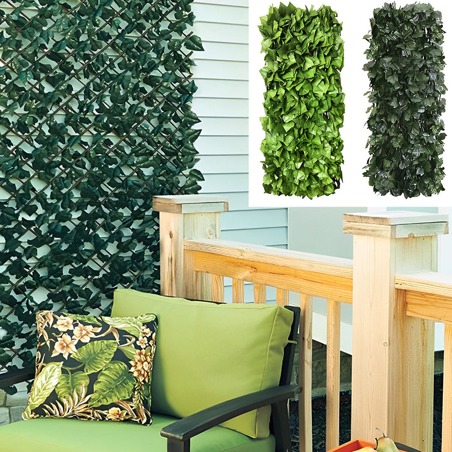Expandable Faux Greenery Fence