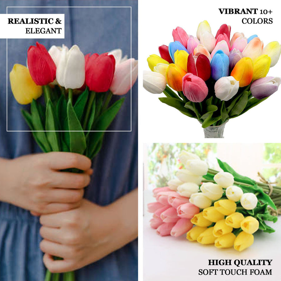 Real-Touch Tulip Bouquets
