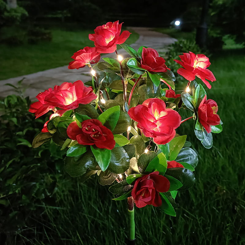 Solar Azalea Garden Stake Lights