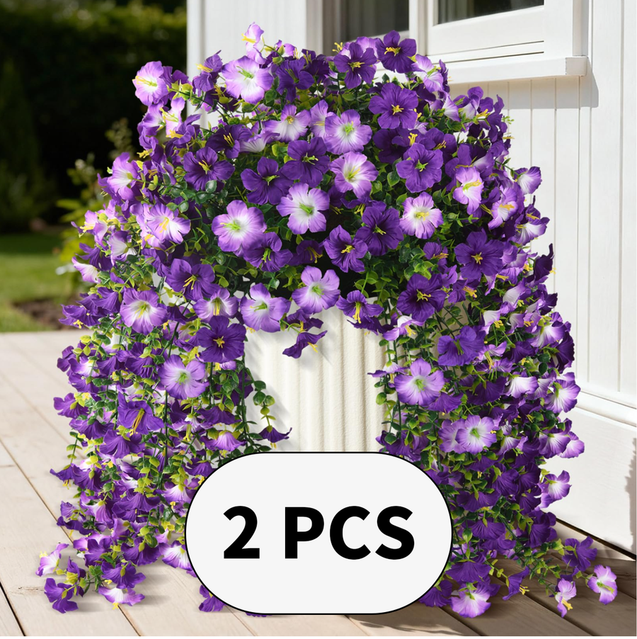 Realistic Morning Glory Garland