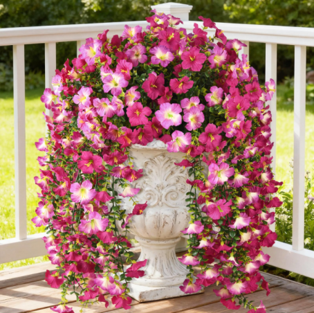 Realistic Morning Glory Garland