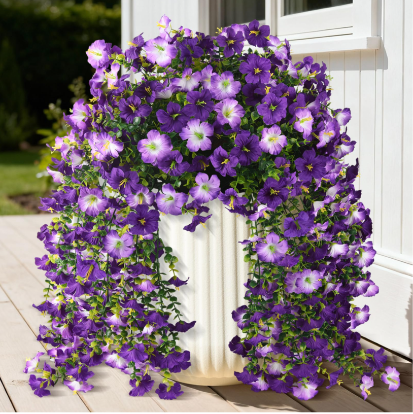 Realistic Morning Glory Garland