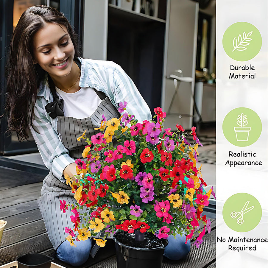 No-Fade Hanging Flower Baskets