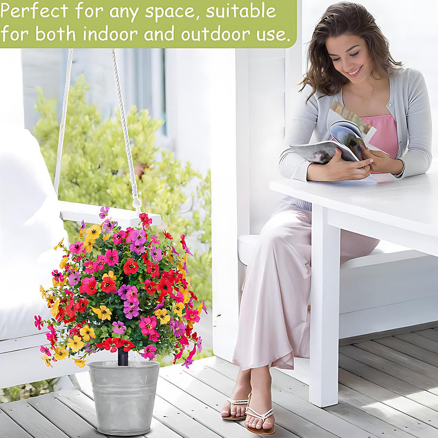 No-Fade Hanging Flower Baskets