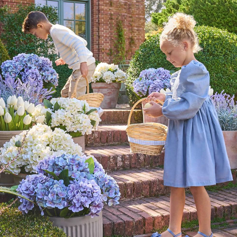 Realistic Outdoor Hydrangea Flowers