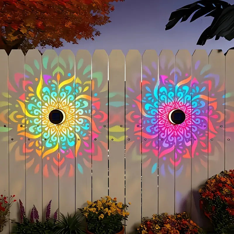 Solar Mandala Projection Lights