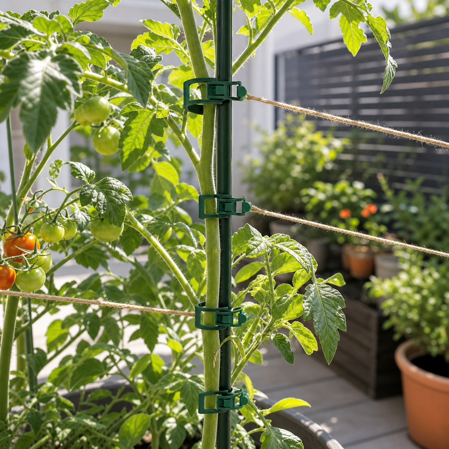 Garden Plant Support Clips - 300 Pcs