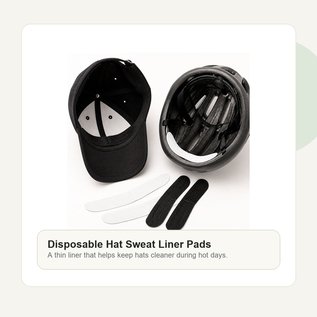 Disposable Hat Sweat Liner Pads