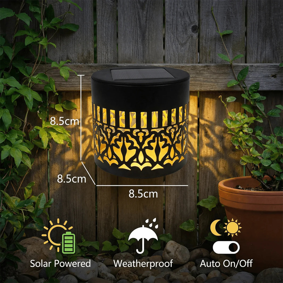 Solar Mandala Projection Lights