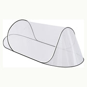 Pop-up mosquito net tent shown open on a clean background