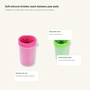 Portable dog paw cleaner cup image 8