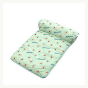 Green foldable pet cooling mat shown on a white background