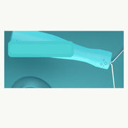 Pet hair remover handle and frame detail