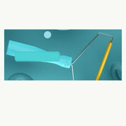 Reusable pet hair remover tool with metal scraping edge