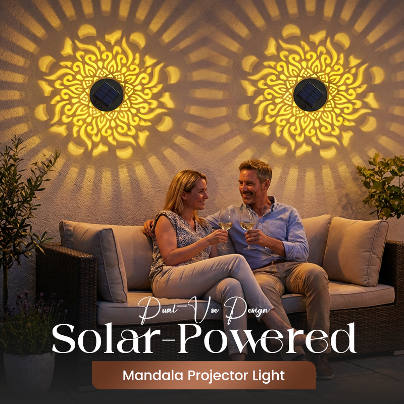 Solar Mandala Projection Lights