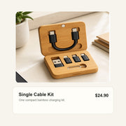 Bamboo 6-in-1 Charging Cable Kit Single Cable Kit