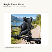 Quick-Release Bike Phone Mount Single Phone Mount