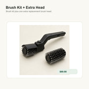 Powered Grill Cleaning Brush Brush Kit + Extra Head