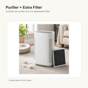 Double-Intake Pet Air Purifier Purifier + Extra Filter