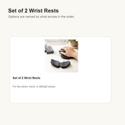 Gliding Ergonomic Wrist Rest Set of 2 Wrist Rests