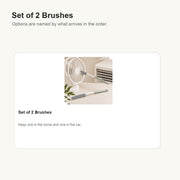 Fan and Vent Crevice Cleaning Brush Set of 2 Brushes