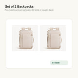 Set of 2 Backpacks